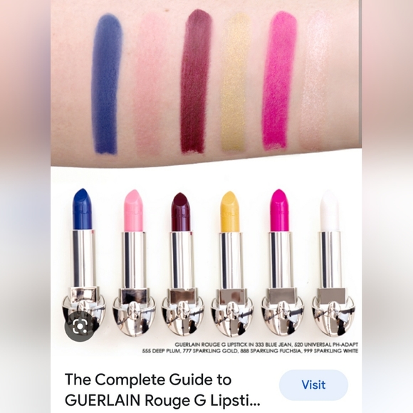 GUERLAIN NWT Rouge G Lipstick Bundle - Picture 4 of 11
